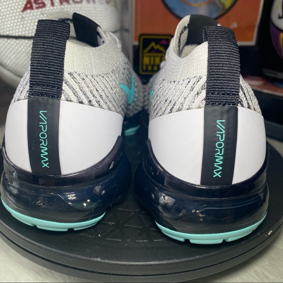 🆕 Nike Wmns Air VaporMax Flyknit 3 'Tiffany Teal' - Picture 7 of 12